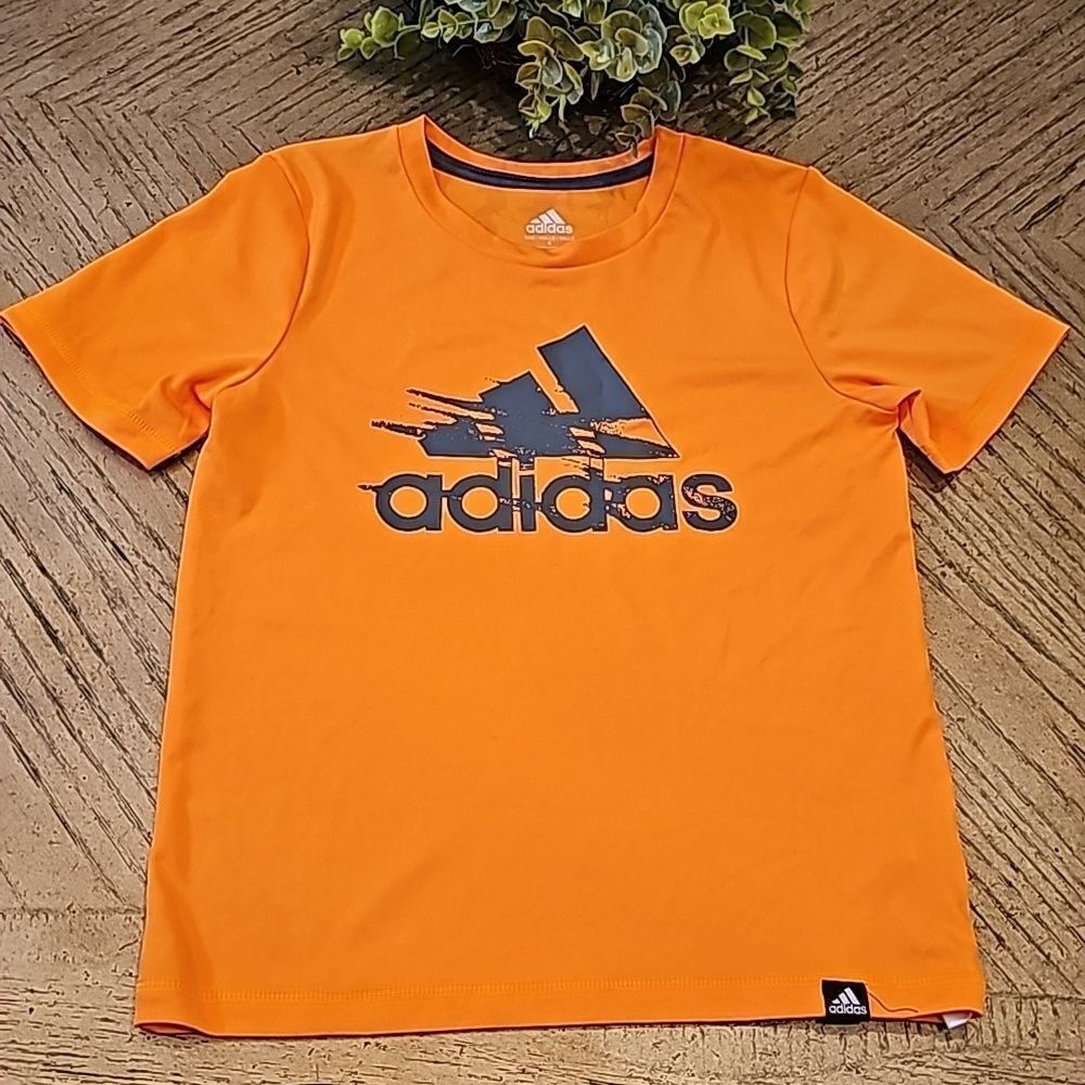 Orange adidas t shirt size 6